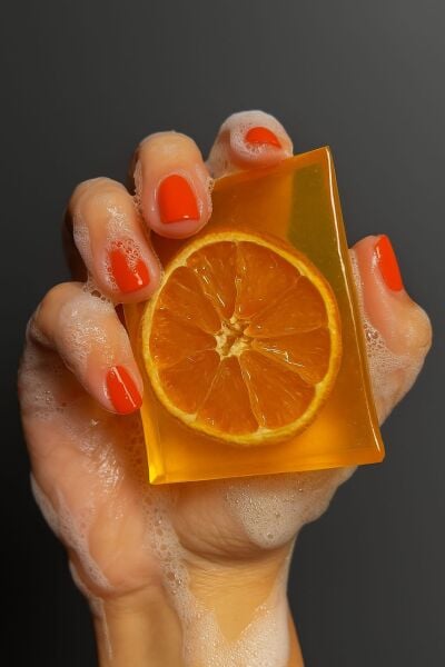 SOO SOAP TRANSPARAN PORTAKAL DİLİMLİ SABUN DİLİMİ