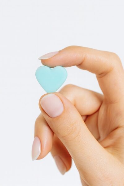 SOO SOAP MİNİ KALP SABUNLAR MAVİ BEYAZ