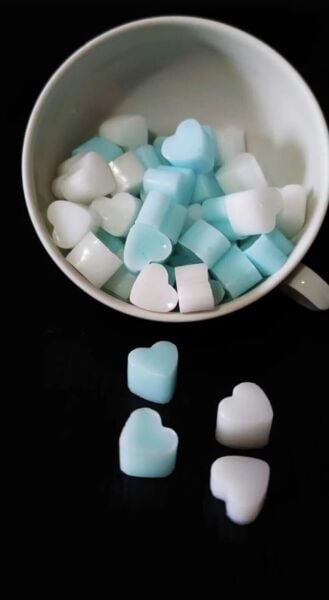 SOO SOAP MİNİ KALP SABUNLAR MAVİ BEYAZ