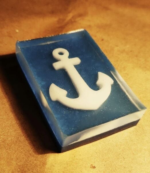 SOO SOAP ÇAPA DETAYLI TRANSPARAN SABUN DİLİMİ