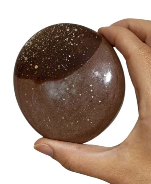 SOO SOAP LABRADORİT KAHVERENGİ GLİTTER DETAYLI ÜÇLÜ HEDİYELİK DEKORATİF SABUN SETİ