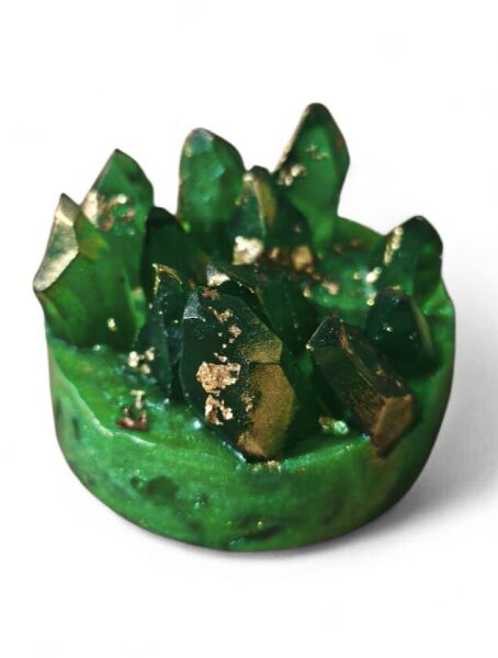 SOO SOAP KRİSTAL ZÜMRÜT SABUN HEDİYELİK DEKORATİF