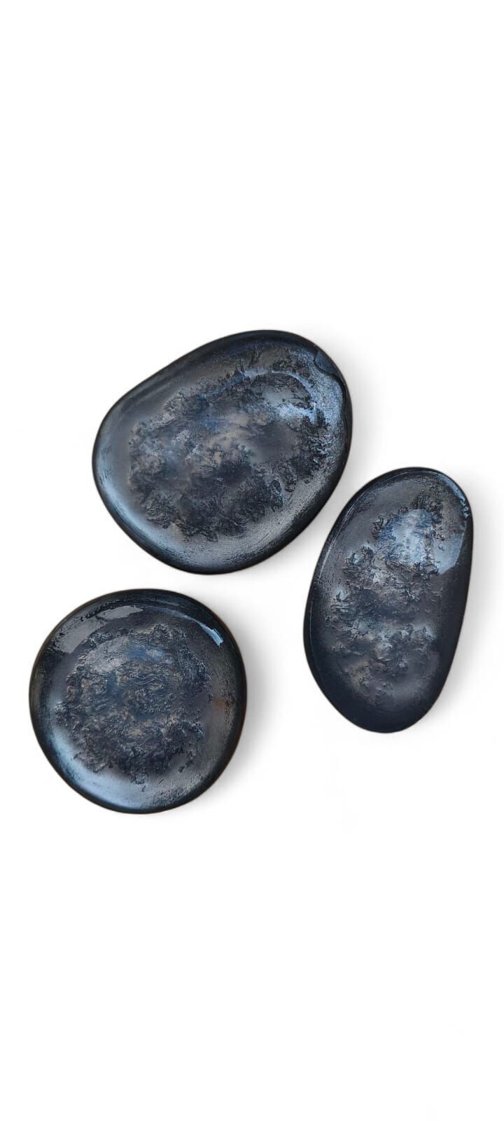 SOO SOAP LABRADORİT SİYAH GÜMÜŞ ÜÇLÜ SABUN SETİ HEDİYELİK DEKORATİF