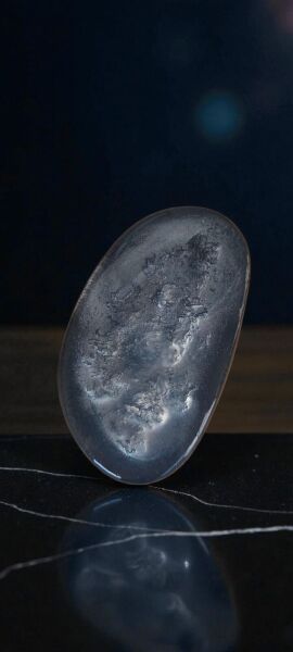 SOO SOAP LABRADORİT SİYAH GÜMÜŞ ÜÇLÜ SABUN SETİ HEDİYELİK DEKORATİF