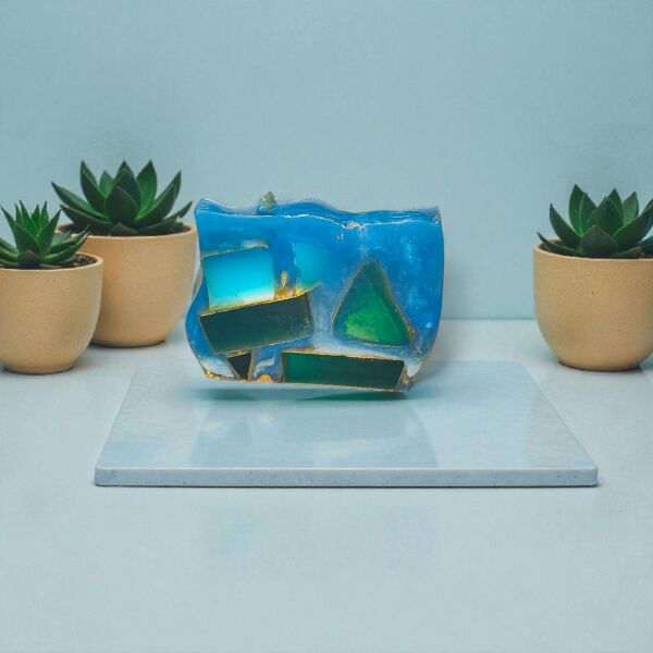 SOO SOAP KUT SERİSİ SABUN DİLİMİ HEDİYELİK DEKORATİF EL YAPIMI BAHARATLI VE ODUNSU KOKULU