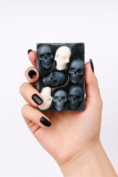 SOO SOAP HALLOWEEN TEMALI KURUKAFALI DEKORATİF SABUN DİLİMİ