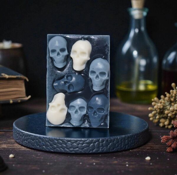 SOO SOAP HALLOWEEN TEMALI KURUKAFALI DEKORATİF SABUN DİLİMİ