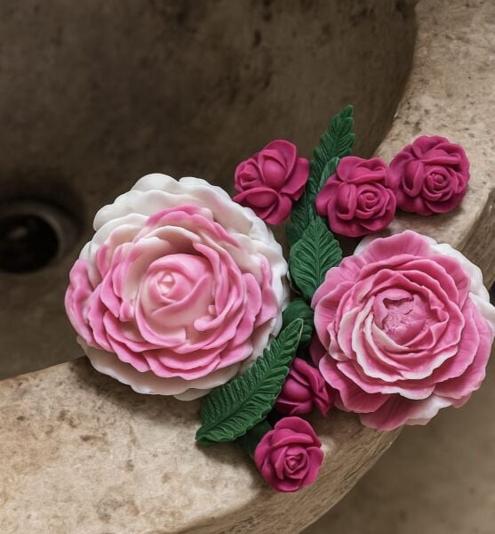 SOO SOAP GÜL KUTUSU PEMBE HEDİYELİK DEKORATİF