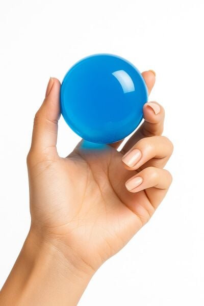 SOO SOAP MAVİ KÜRE ŞEFFAF  SABUN ÖZEL SERİ EL YAPIMI HEDİYELİK DEKORATİF