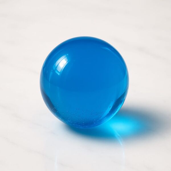 SOO SOAP MAVİ KÜRE ŞEFFAF  SABUN ÖZEL SERİ EL YAPIMI HEDİYELİK DEKORATİF