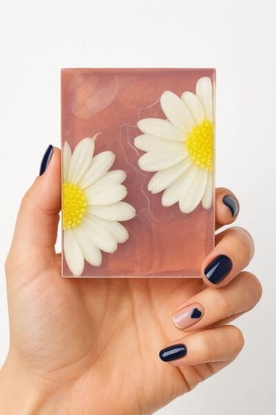 SOO SOAP PAPATYA SABUN DİLİMİ HEDİYELİK DEKORATİF EL YAPIMI