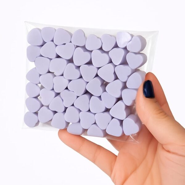 SOO SOAP MİNİ KALP SABUNLAR LAVANTALI EL YAPIMI HEDİYELİK DEKORATİF