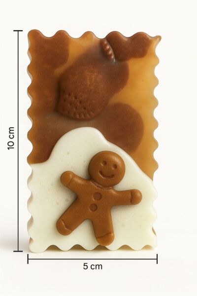 SOO SOAP GİNGERBREAD KURABİYE ADAM SABUN DİLİMİ EL YAPIMI HEDİYELİK DEKORATİF SABUN