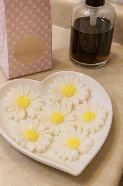 SOO SOAP PAPATYA  SABUN 6'LI HEDİYE PAKETİ EL YAPIMI HEDİYELİK DEKORATİF