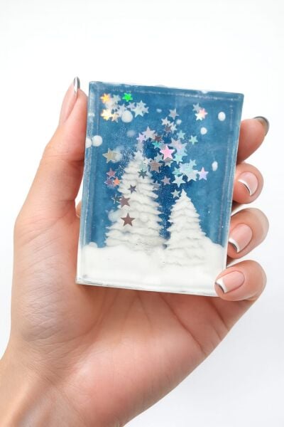 SOO SOAP YILDIZ TOZU SABUN DİLİMİ EL YAPIMI ÖZEL TASARIM HEDİYELİK DEKORATİF