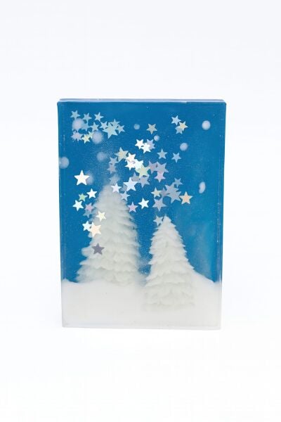 SOO SOAP YILDIZ TOZU SABUN DİLİMİ EL YAPIMI ÖZEL TASARIM HEDİYELİK DEKORATİF