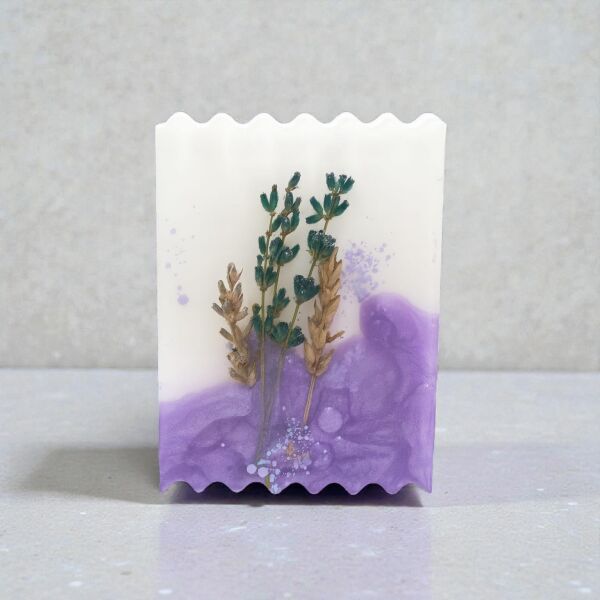 LAVANTA PERİSİ SABUN DİLİMİ EL YAPIMI HEDİYELİK DEKORATİF