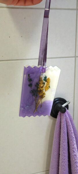 LAVANTA PERİSİ SABUN DİLİMİ EL YAPIMI HEDİYELİK DEKORATİF