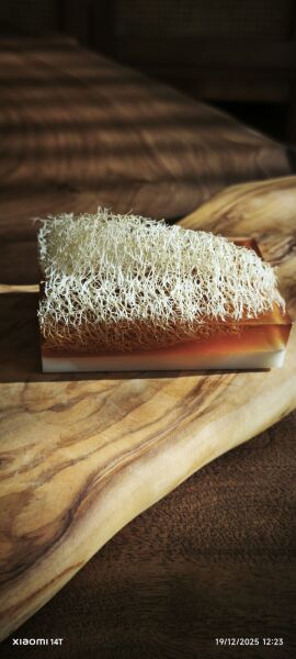 SOO SOAP KABAK LİFLİ ÇİKOLATALI SABUN EL YAPIMI