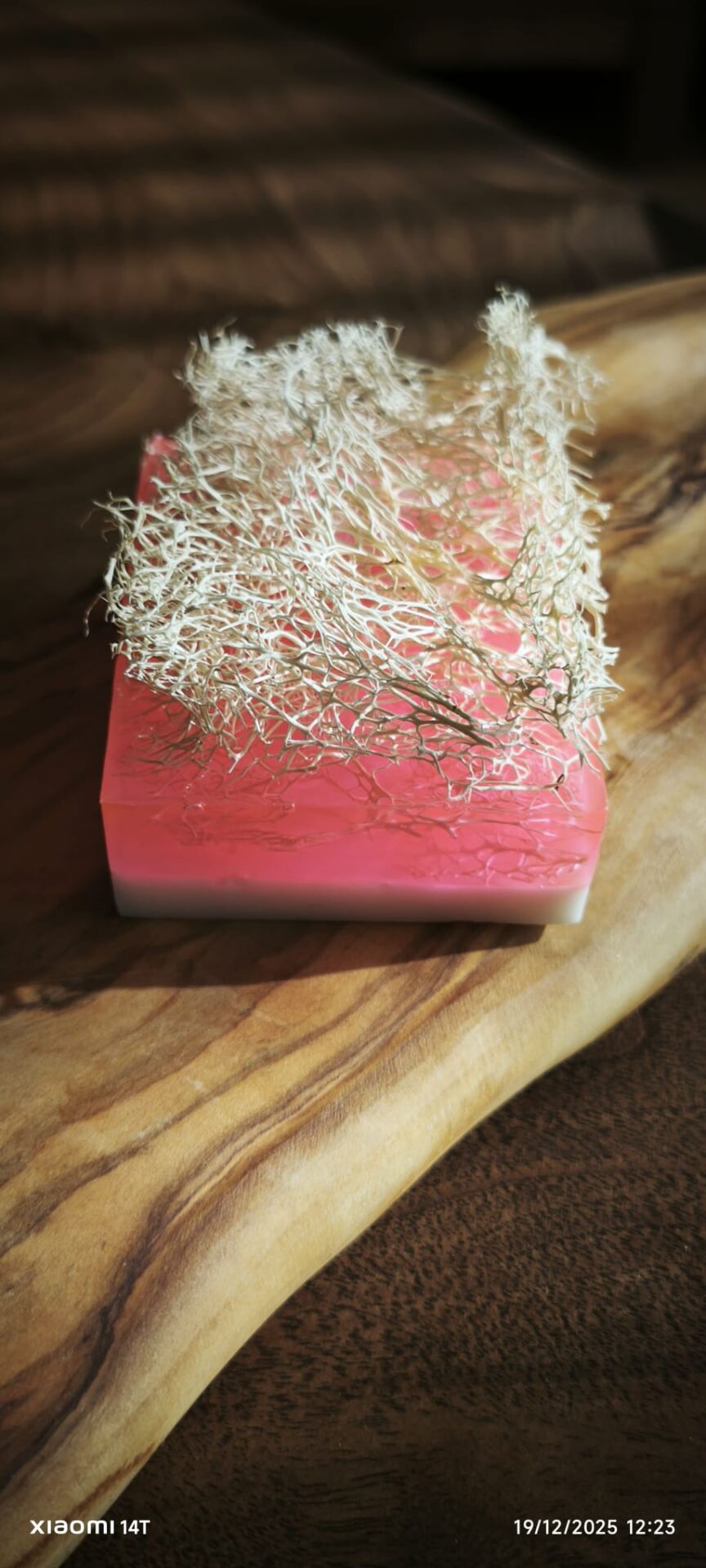 SOO SOAP GÜLLÜ KABAK LİFLİ SABUN DİLİMİ EL YAPIMI