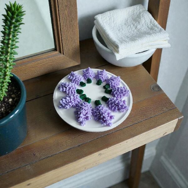 SOO SOAP LAVANTALI SABUN KASESİ EL YAPIMI HEDİYELİK DEKORATİF