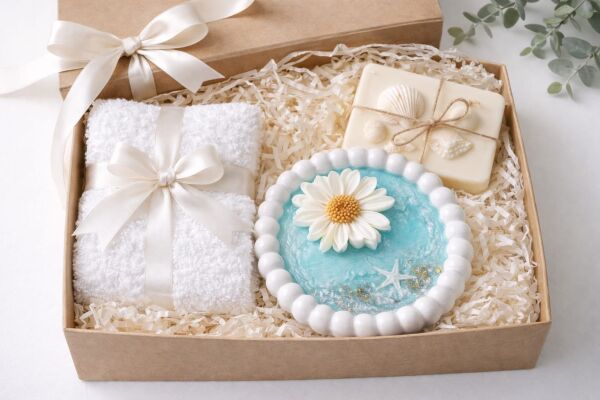 SOO SOAP KIYI ÇİÇEĞİ DEKORATİF SABUN TABAĞI EL YAPIMI HEDİYELİK DEKORATİF