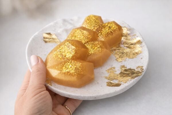 GOLD SABUN TABAĞI VE GOLD KALP SABUN SETİ