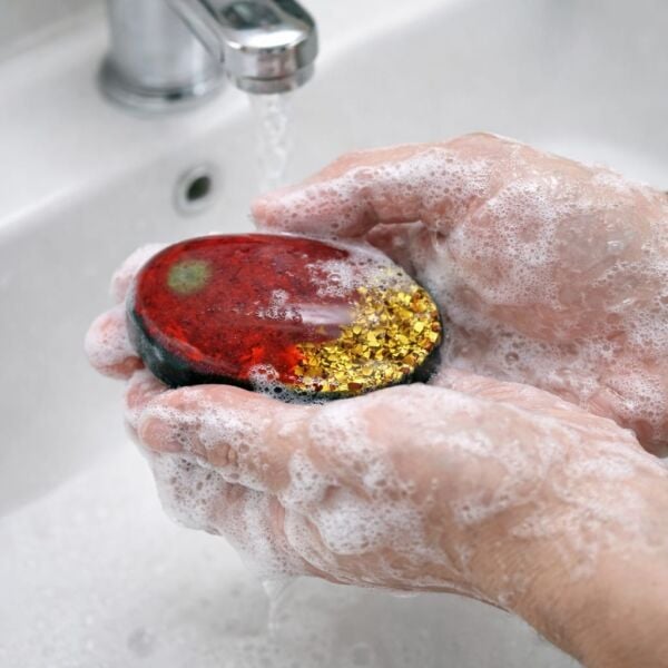 LABRADORİT SABUN SETİ 5 Lİ EL YAPIMI DEKORATİF HEDİYELİK