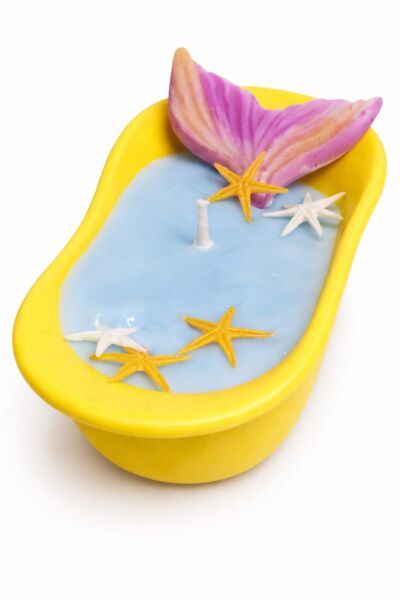 KÜVET MUM DENİZ TEMALI EL YAPIMI HEDİYELİK DEKORATİF