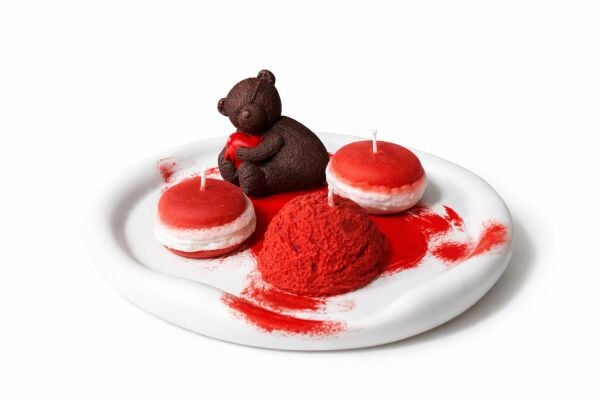 AYICIKLI TEPSİ VE MUM SETİ