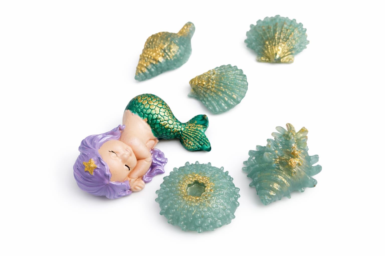 SOO SOAP DENİZ KIZI & DENİZ KABUĞU SETİ EL YAPIMI HEDİYELİK DEKORATİF