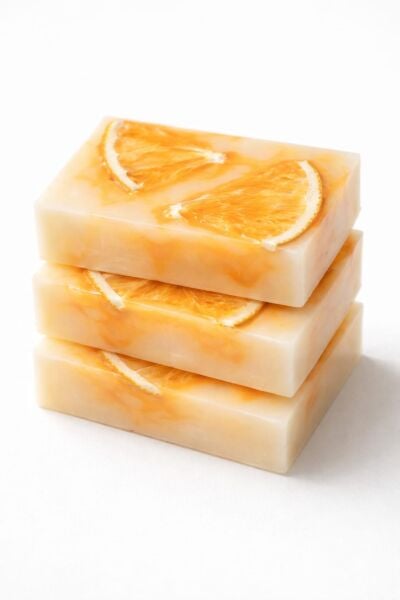 SOO SOAP PORTAKAL BAHÇESİ 3'LÜ DEKORATİF SABUN SETİ EL YAPIMI