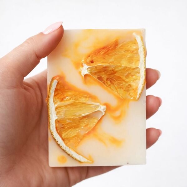 SOO SOAP PORTAKAL BAHÇESİ 3'LÜ DEKORATİF SABUN SETİ EL YAPIMI