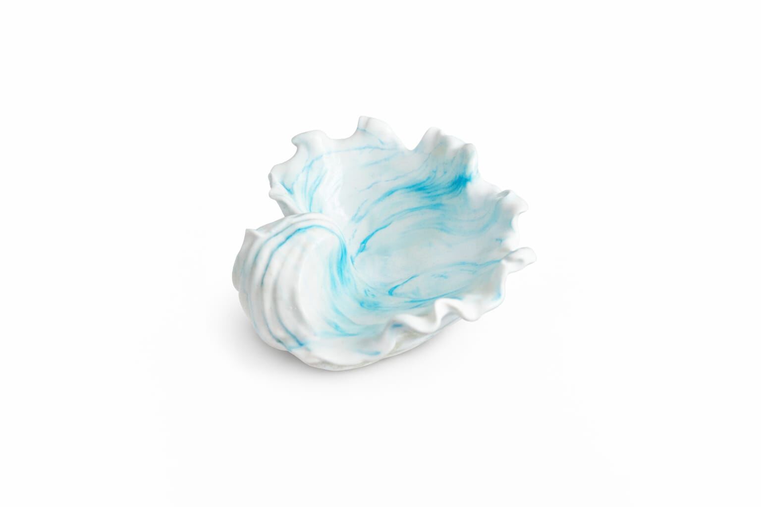 SOO MAVİ MERCAN SUNUMLUK EL YAPIMI HEDİYELİK DEKORATİF