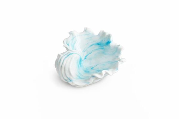 SOO MAVİ MERCAN SUNUMLUK EL YAPIMI HEDİYELİK DEKORATİF