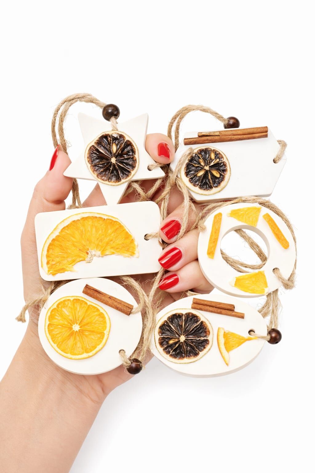 SOO PORTAKAL KOKULU DEKORATİF TAŞ SETİ 6 LI EL YAPIMI HEDİYELİK DEKORATİF