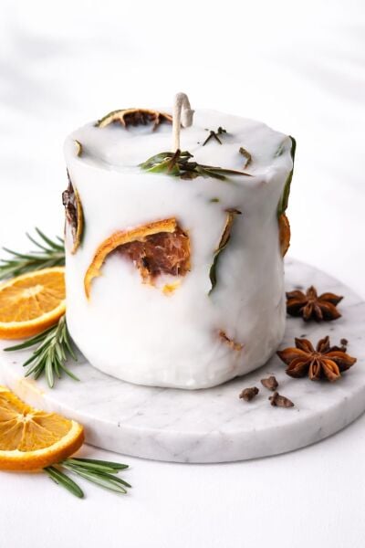 SOO CİTRUS GARDEN MUM EL YAPIMI HEDİYELİK DEKORATİF SOYA WAX