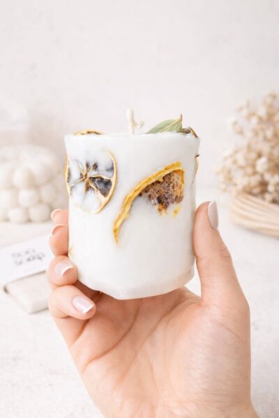 SOO CİTRUS GARDEN MUM EL YAPIMI HEDİYELİK DEKORATİF SOYA WAX