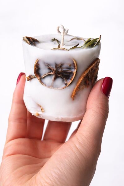 SOO CİTRUS GARDEN MUM EL YAPIMI HEDİYELİK DEKORATİF SOYA WAX