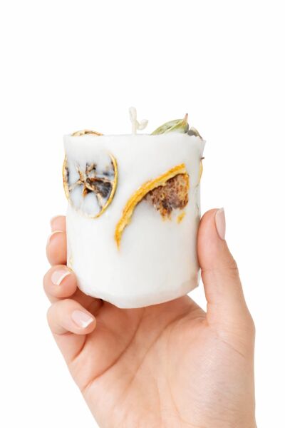 SOO CİTRUS GARDEN MUM EL YAPIMI HEDİYELİK DEKORATİF SOYA WAX