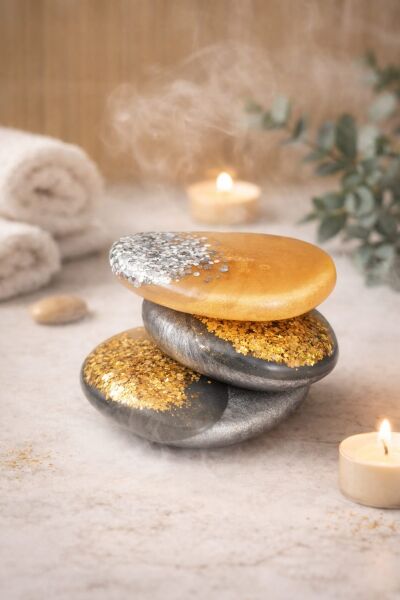 SOO SOAP ZEN SERİSİ TAŞ SABUN SETİ 3 LÜ HEDİYELİK EL YAPIMI DEKORATİF