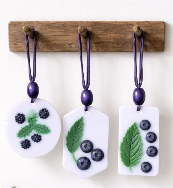 SOO SOAP BLUEBERRY SABUN SETİ İP ASKILI EL YAPIMI HEDİYELİK DEKORATİF