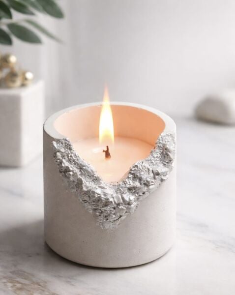 SOO KRİSTALYA MUM EL YAPIMI HEDİYELİK DEKORATİF