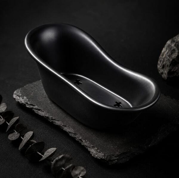 SOO BLACK PEARL KÜVET SABUNLUK VE KIRMIZI SABUN GÜLLER EL YAPIMI HEDİYELİK DEKORATİF