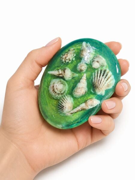 SOO SOAP DENİZ KABUKLU SABUN EL YAPIMI HEDİYELİK DEKORATİF