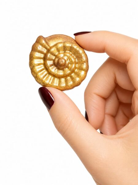 SOO SOAP DENİZ KABUKLARI SABUN SETİ 12 Lİ KAHVERENGİ-ALTIN EL YAPIMI HEDİYELİK DEKORATİF